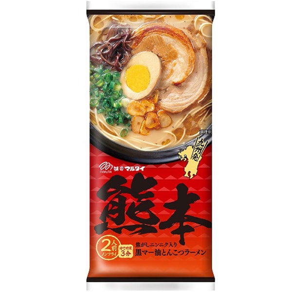 🍜 Kumamoto Black Garlic Oil Tonkotsu Ramen - Marutai