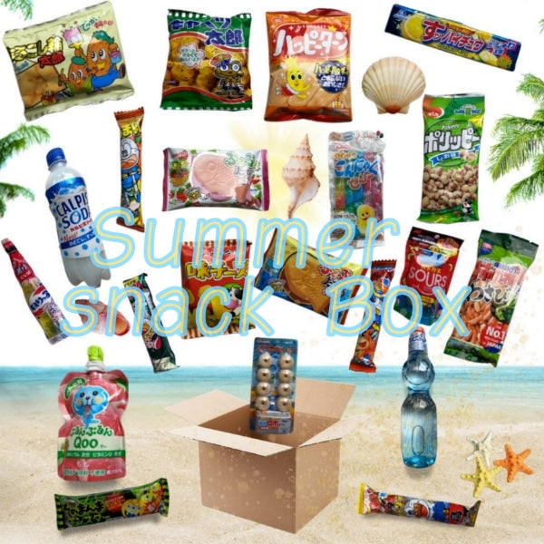 Caja de snacks japoneses de verano - Dulces, snacks y bebidas