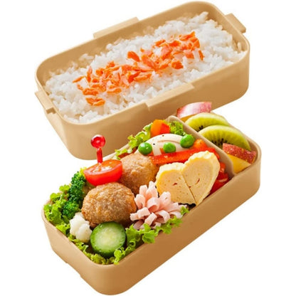 Totoro Silhouette Bento Box - 600mL Two-Tier Design